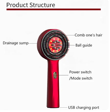 Electric Handheld Scalp Massager Brush